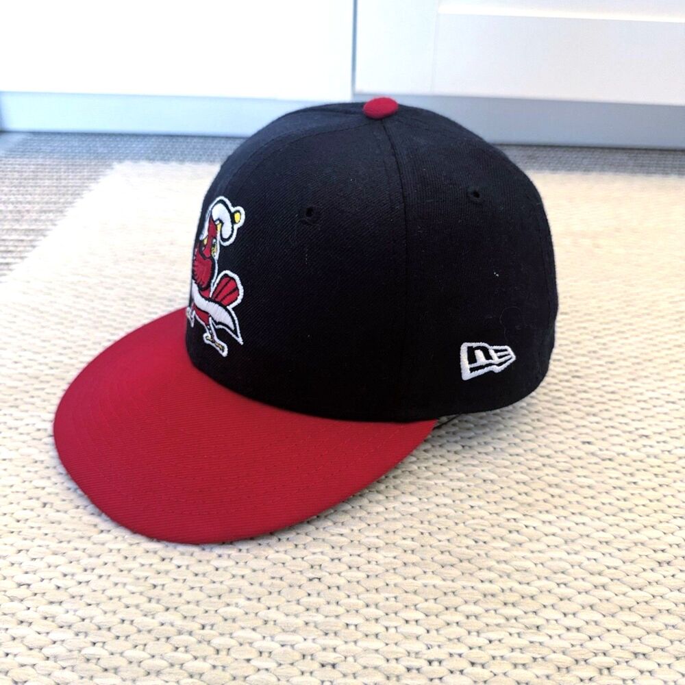 New Era 59Fifty Springfield Cardinals MiLB Hat Size 6 7/8 Black Red Two-Tone - Picture 2 of 6